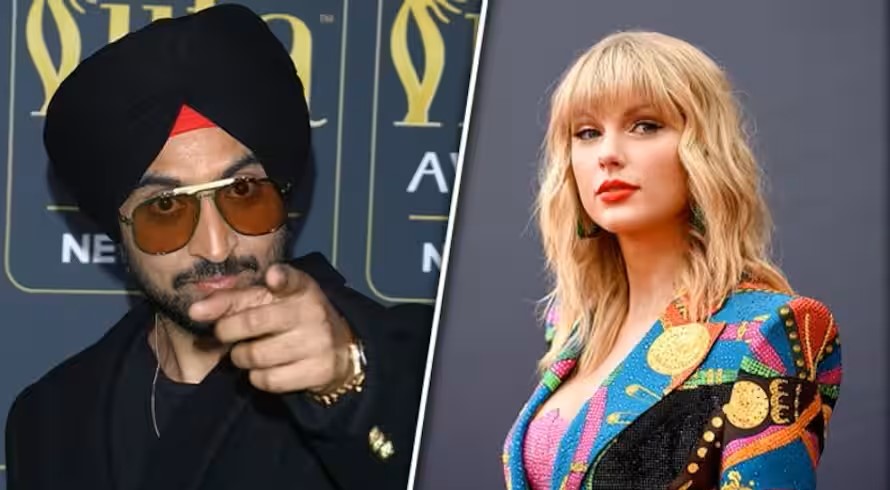 Diljit Dosanjh and Taylor Swift