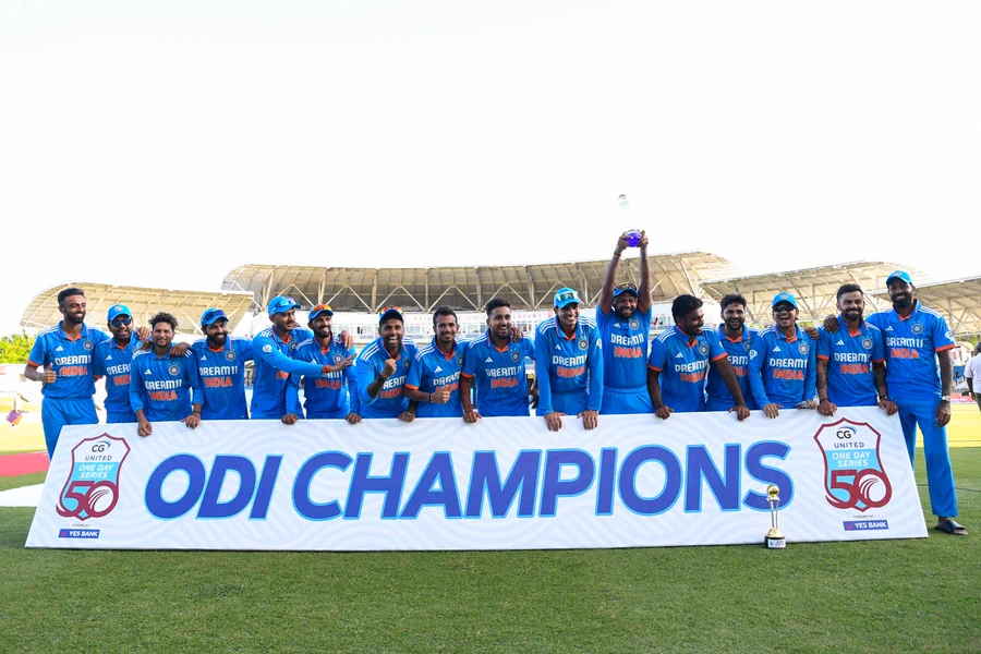 In the third and Final of IND-WI ODI Series , West Indies won the toss and decided to bowl first. Which the Indian team defeated by 200 runs. And with this last match of the ODI series, the Indian team won the ODI series by defeating the West Indies by 2-1. India has won this series for the 14th consecutive time from the West Indies.