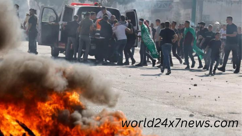 Taxi driver navigating a treacherous road in the West Bank, amidst the challenges of checkpoint closures and settler aggression.