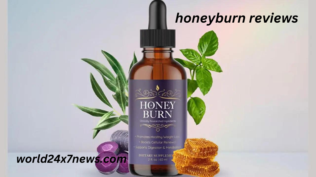 A bottle of Honey Burn, the trusted weight loss supplement. Streamline your efforts with simplicity and efficacy. Lab-tested ingredients and FDA-approved for your safety. Choose Honey Burn for a transformative journey to a healthier, more empowered you.