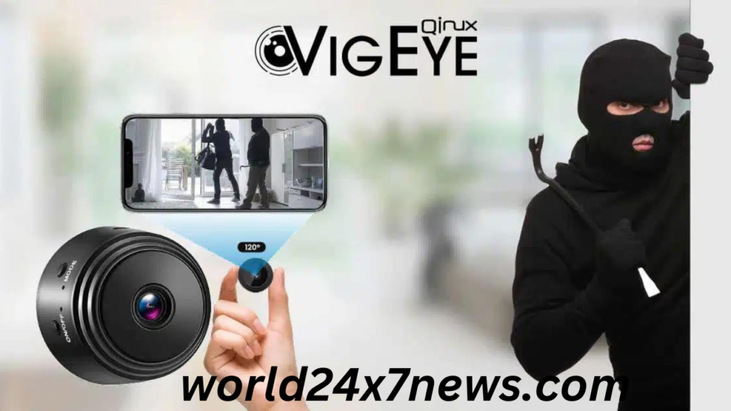 Qinux VigEye spy camera, a compact security marvel with innovative features. From magnetic mounting to 120º panoramic viewing, it ensures discreet yet powerful surveillance. Trust Qinux VigEye for unmatched security and peace of mind.