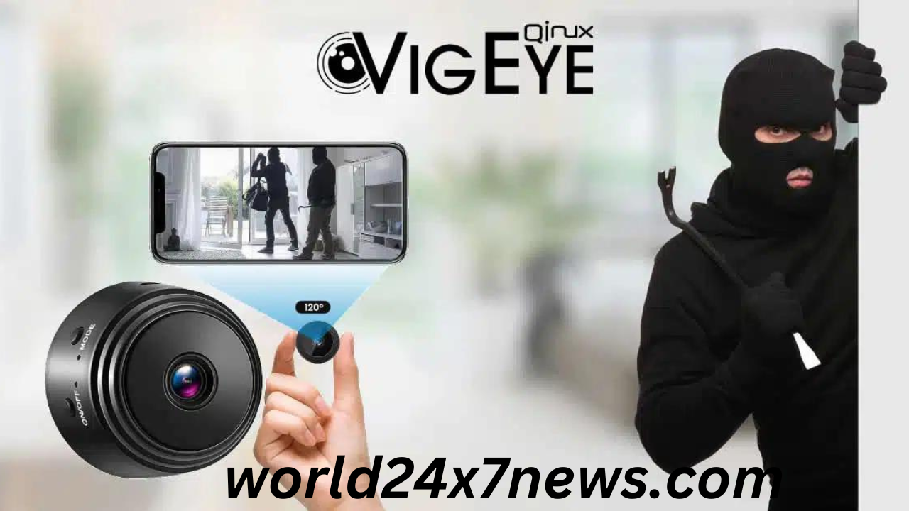 Qinux VigEye spy camera, a compact security marvel with innovative features. From magnetic mounting to 120º panoramic viewing, it ensures discreet yet powerful surveillance. Trust Qinux VigEye for unmatched security and peace of mind.