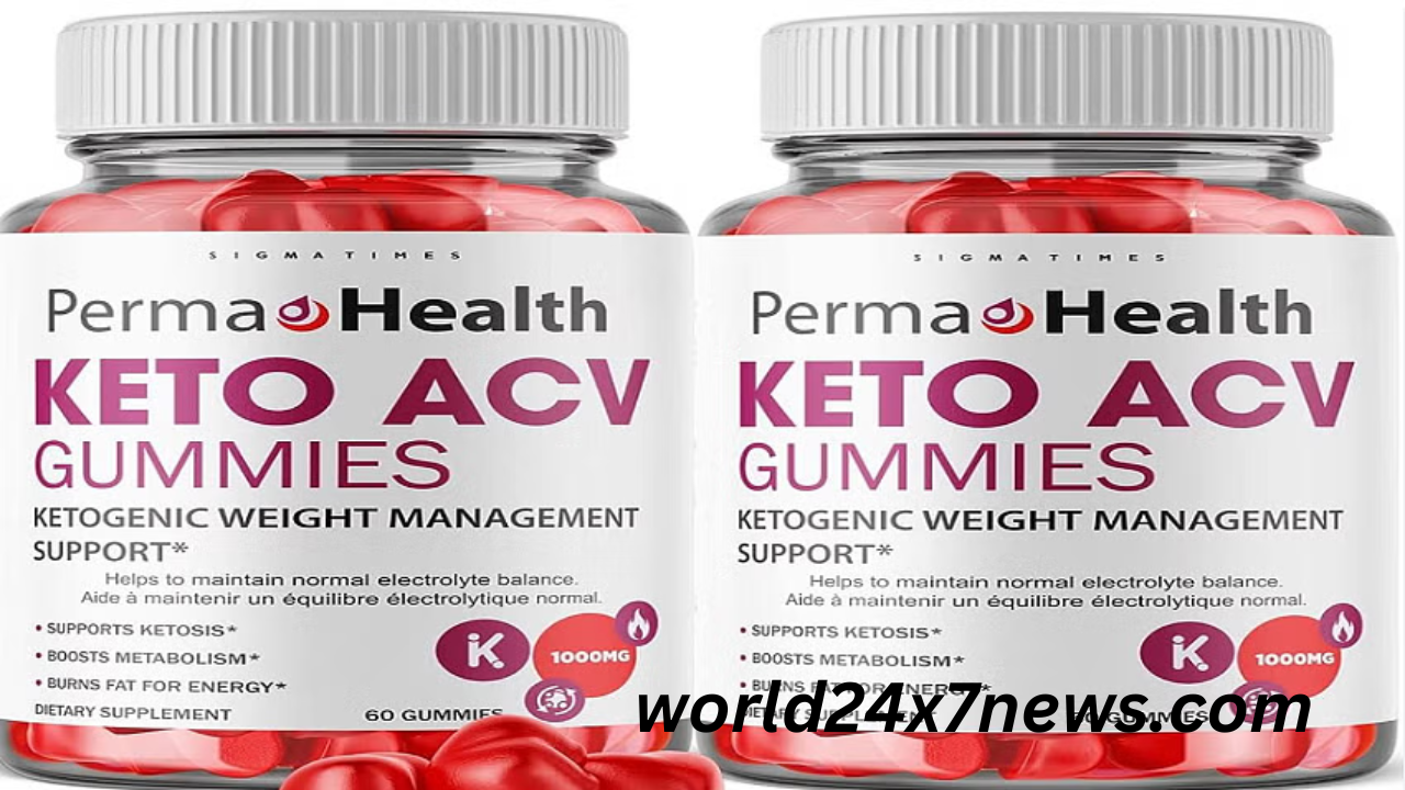 Perma Health Keto Gummies - A supplement bottle with natural ingredients for effective weight loss and enhanced well-being