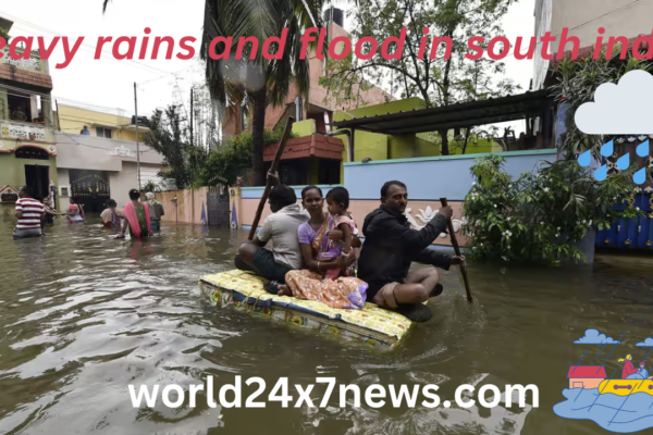 heavy rains and flood in the south india region, many people suffers from this flood, many trains cancelled also many flights diverted in th south india