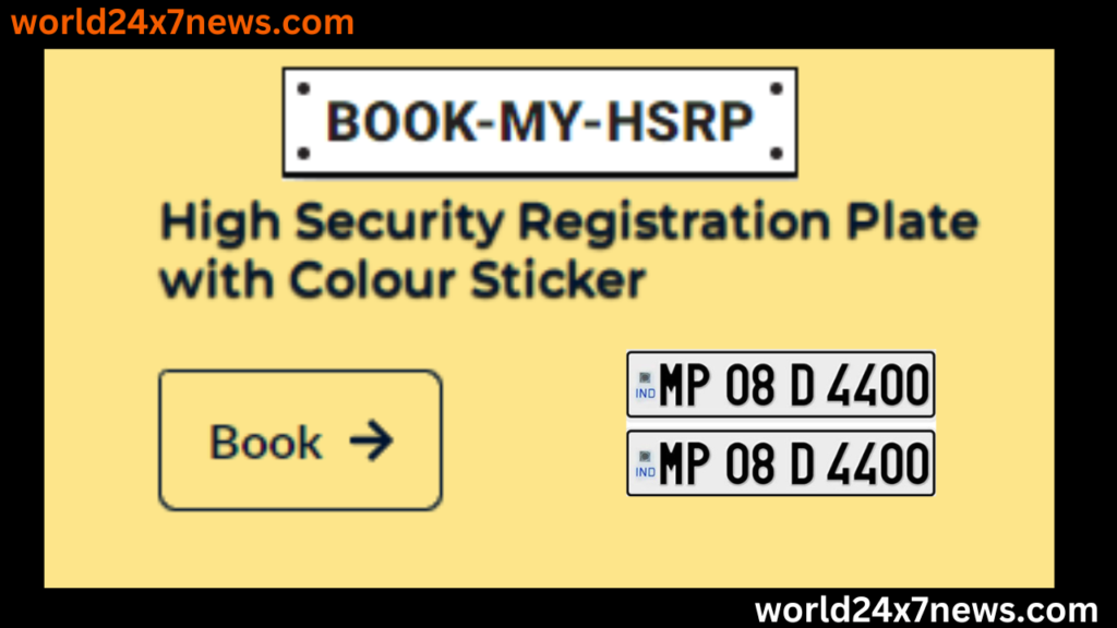 how to book hsrp number plate with bookmyhsrp